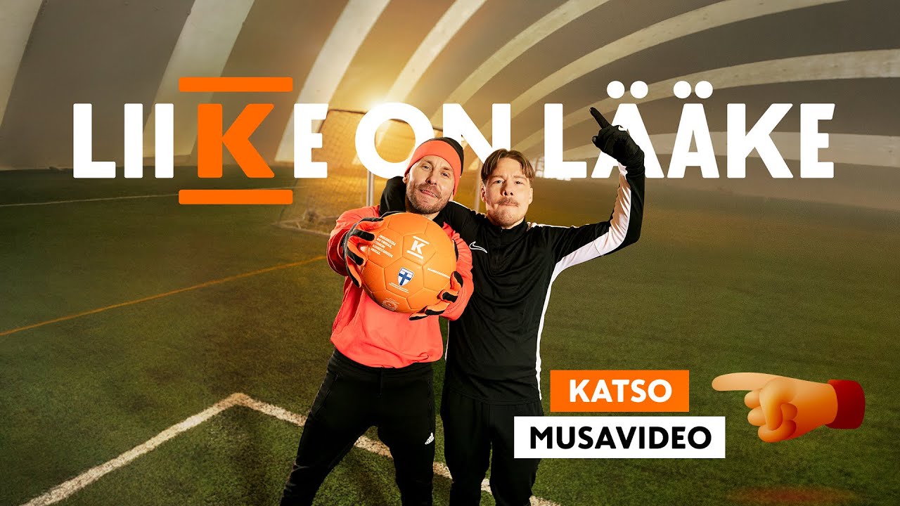 LIIKE ON L&Auml;&Auml;KE -hankkeen musavideo laittaa jalat liikkeelle!