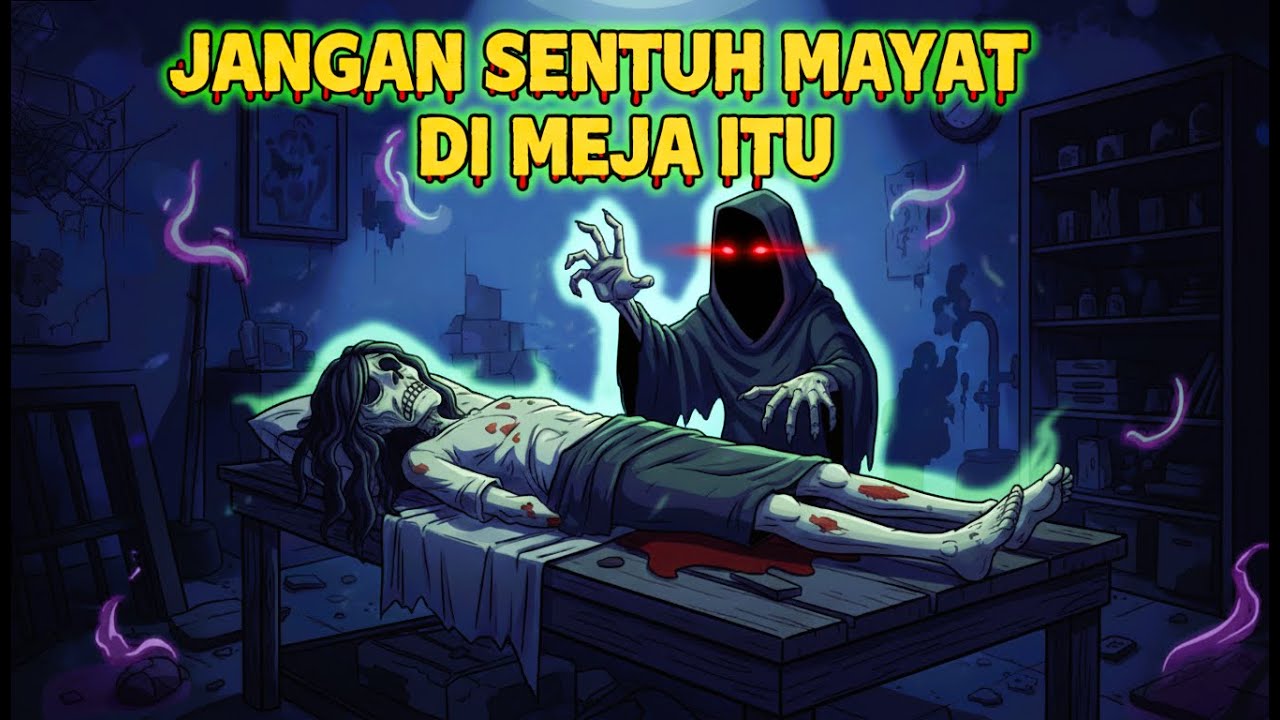 JANGAN SENTUH MAYAT DI MEJA ITU...!  — FULL | Animasi Horror | #animasihoror