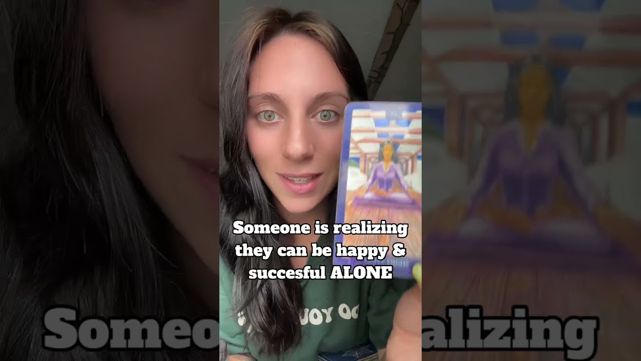 Someone is learning to be happy ALONE!