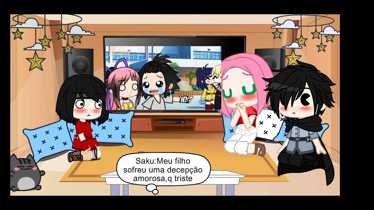 •|🖤|•Sasusaku Family react to memes deles•|💖|•[Sasusaku] (2/?)