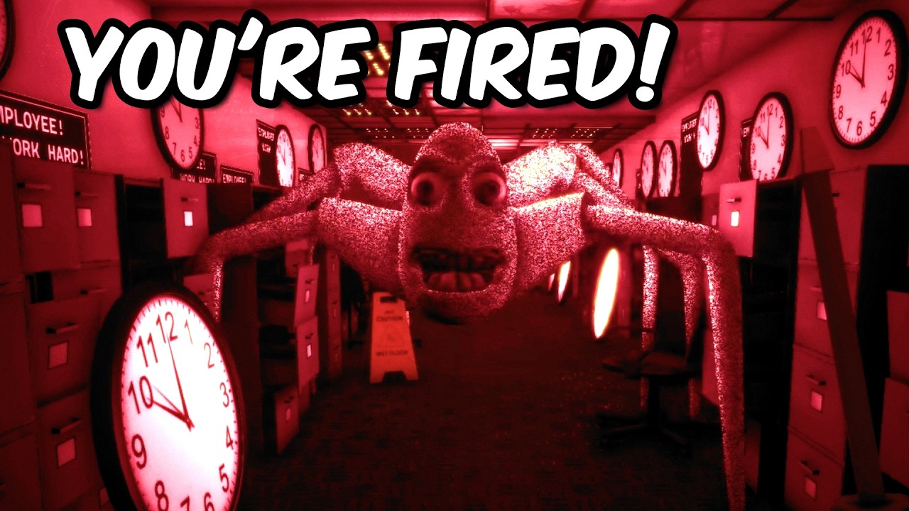 Паук наблюдает! | My Co-workers Are Made of Static | Инди-хоррор