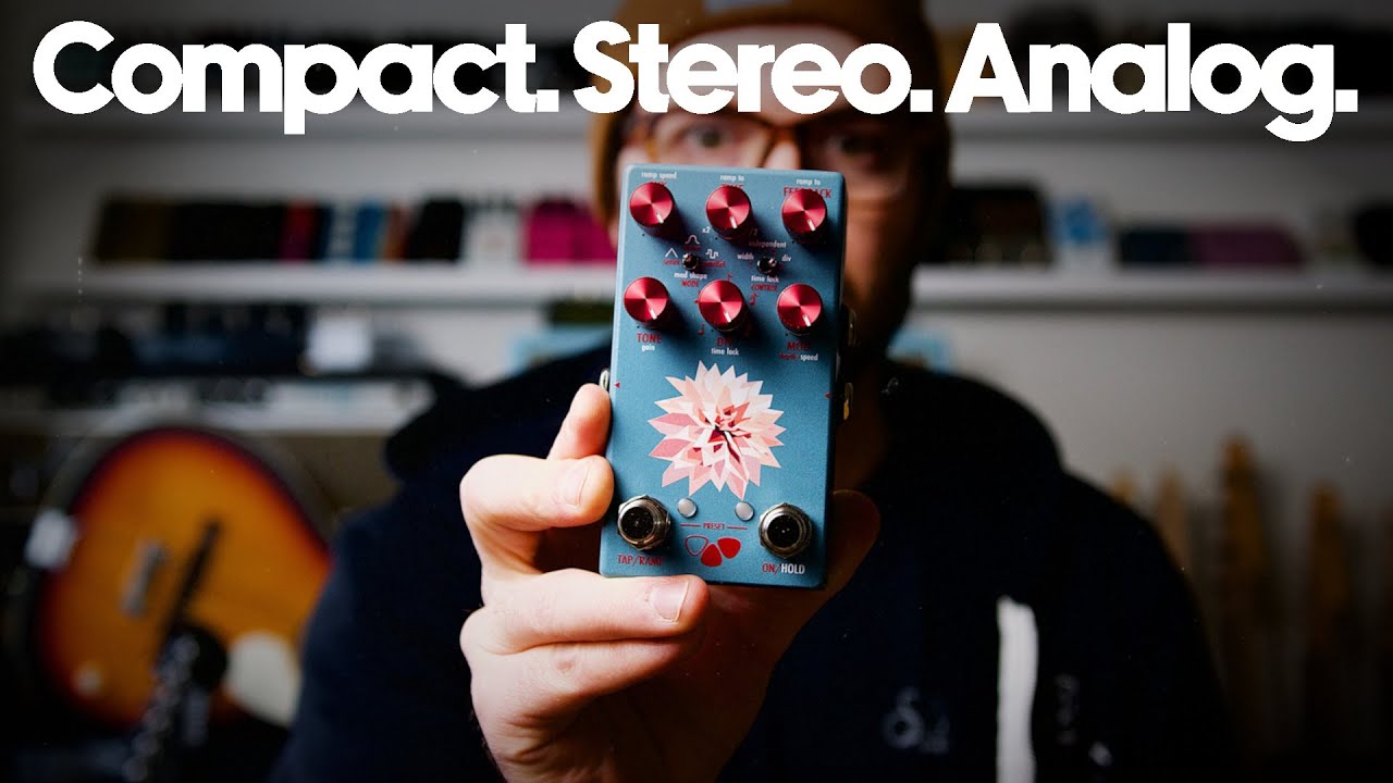 Flower Pedals Dahlia Analog Delay | The best compact, feature-rich stereo analog delay?