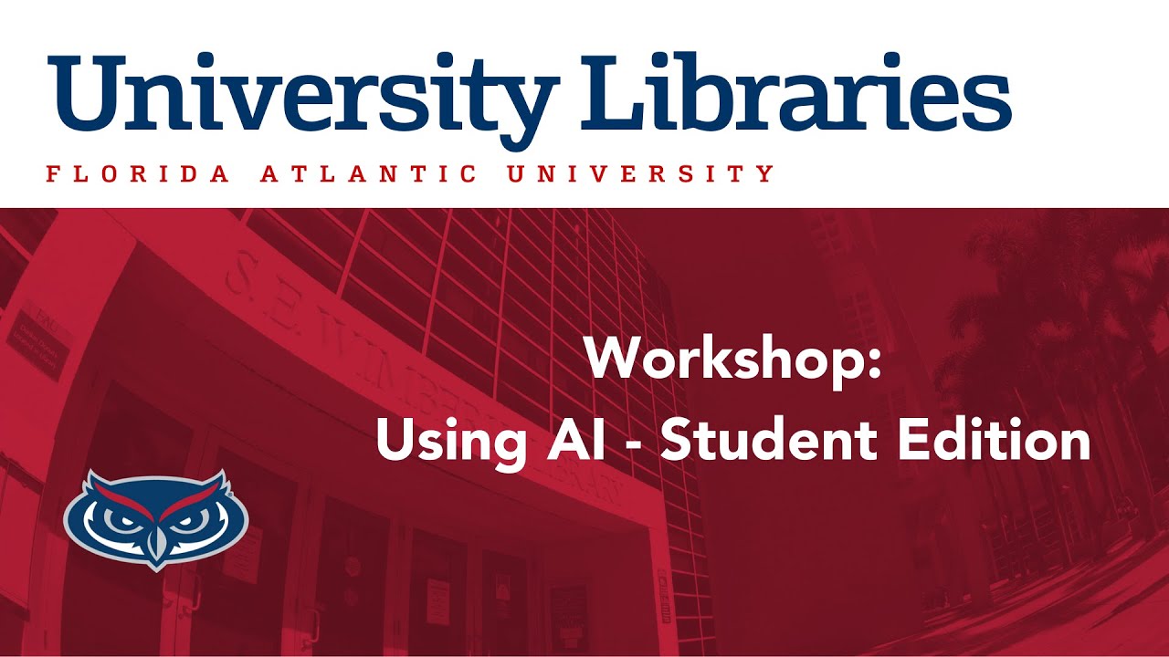 Workshop: Using AI - Student Edition