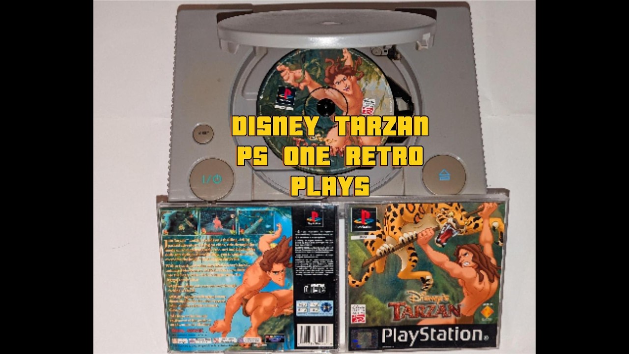 TARZAN ON PS1 RETRO REVISIT GAMEPLAY WITH COMMENTARY PLAYSTATION ONE PLATFORMER GAME PS ONE DISNEY