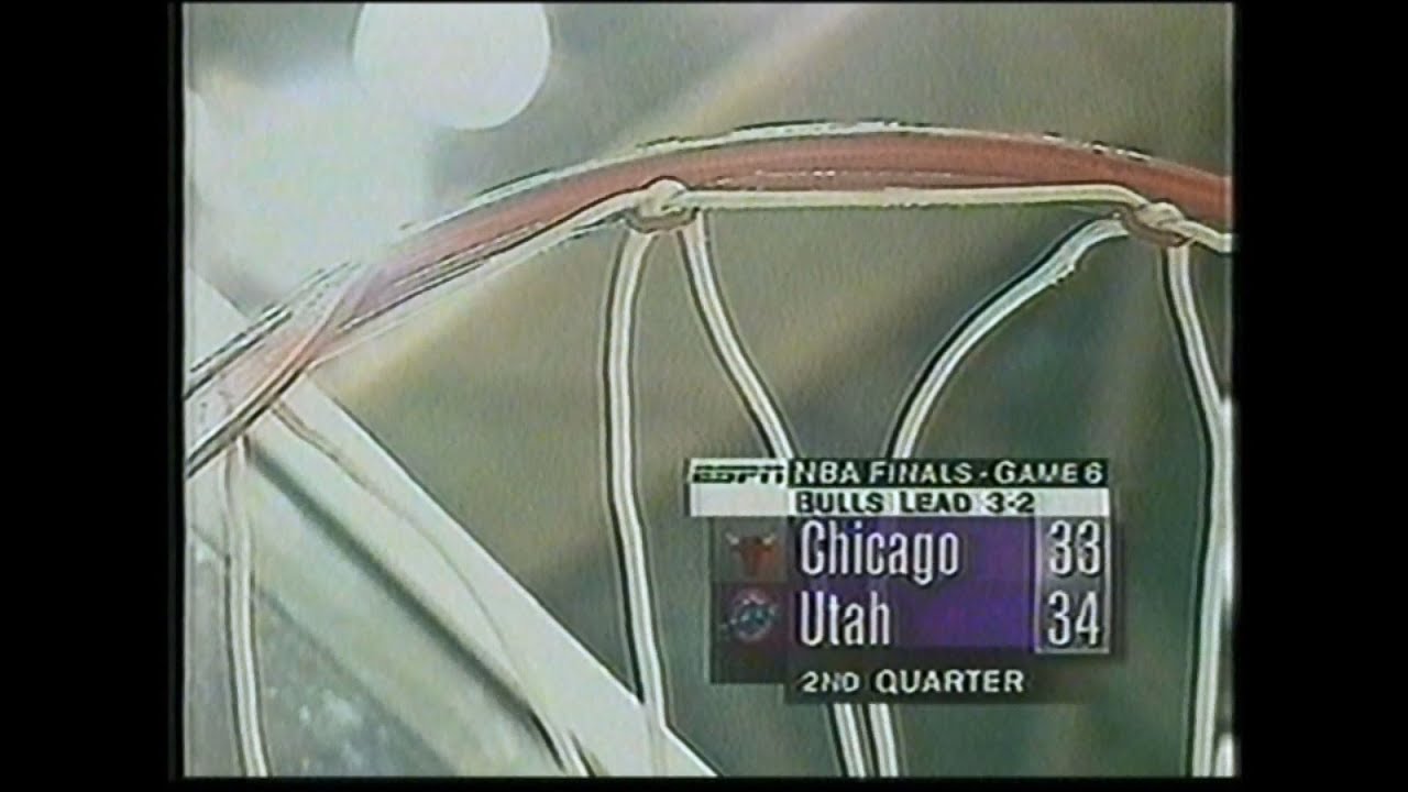 NBA Finales 1998: Utah Jazz VS Chicago Bulls - 6to Partido (ESPN Latinoamérica)