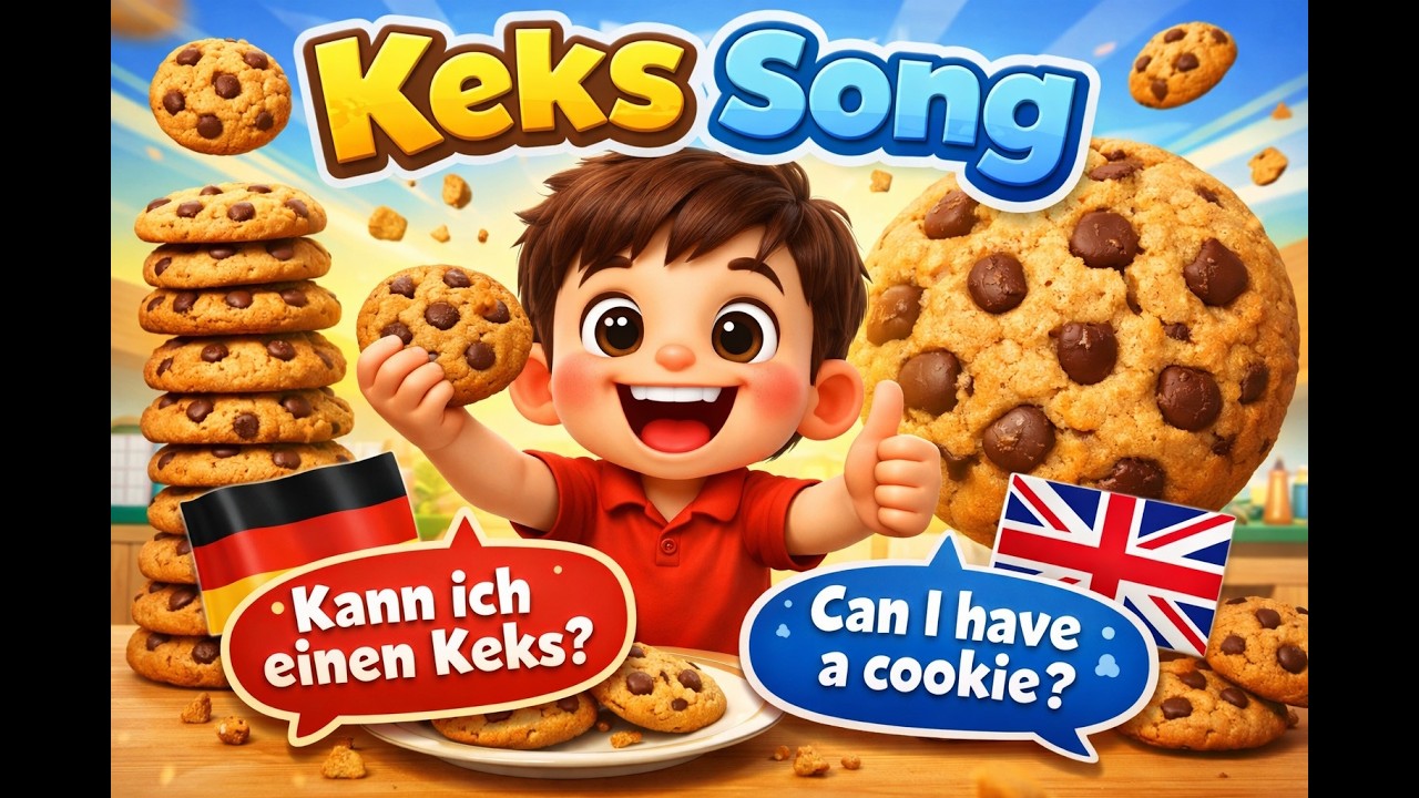 Keks Song 🍪 Englisch lernen mit Liedern | Bitte sagen & Danke sagen | Lernlieder für Kinder