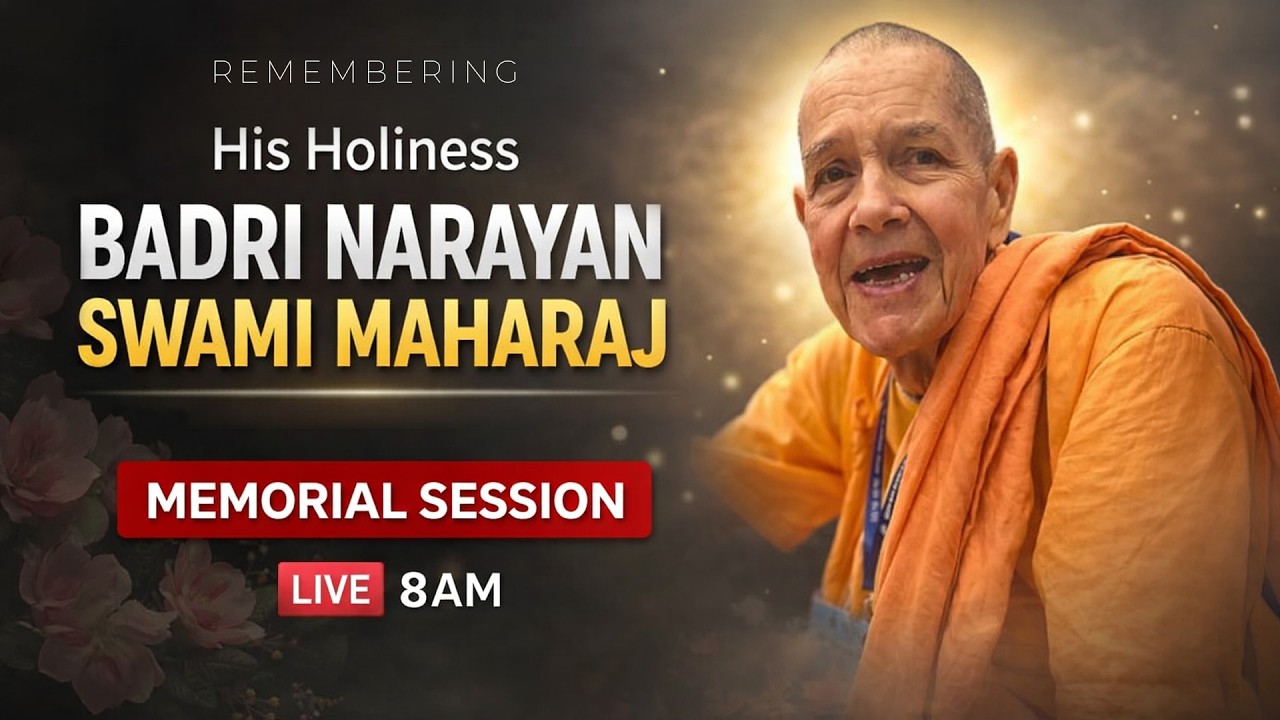 H.H. Badri Narayan Swami Maharaj Memorial Session | 28 February 2026 | ISKCON GEV