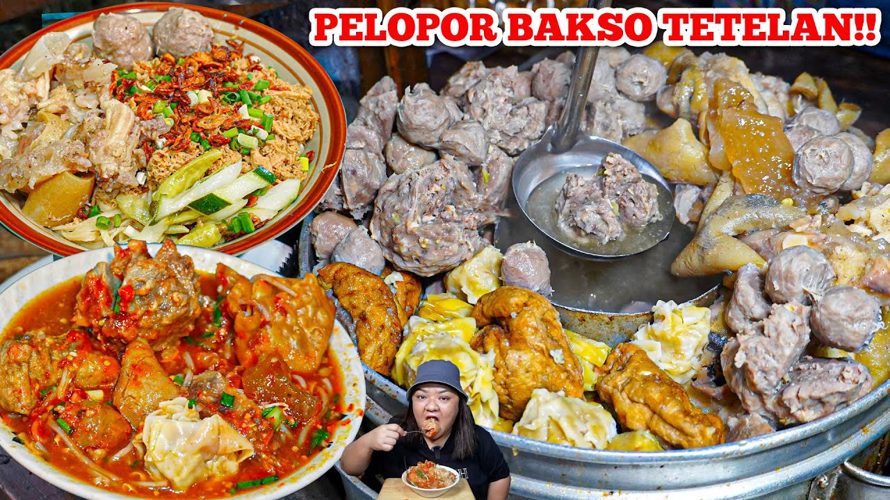 AJIB!! BANJIR TETELAN SAMPE PUAS DI BAKSO TETELAN PAK KAM SURABAYA!!