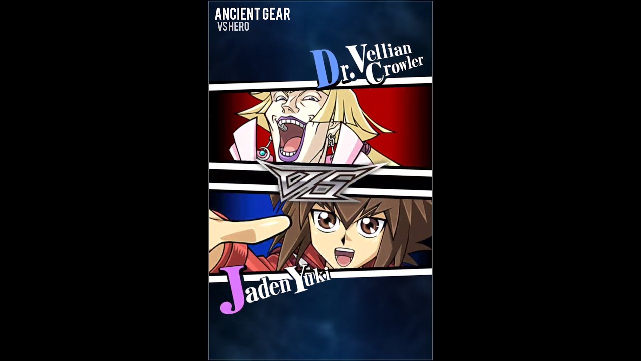 Yugioh Duel Links - Jaden Yuki Vs Dr. Crowler x E-Hero Vs Ancient Gear