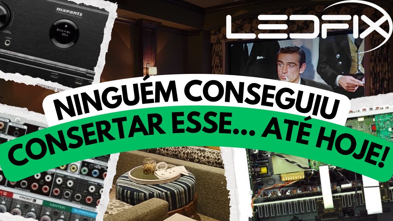 SR5008 da Marantz - Um MONSTRO do áudio, esse desligava sozinho, entrando em modo de proteção