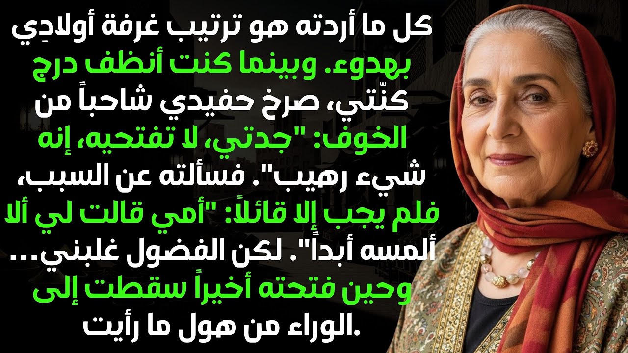 صرخ حفيدي وهو شاحب: 