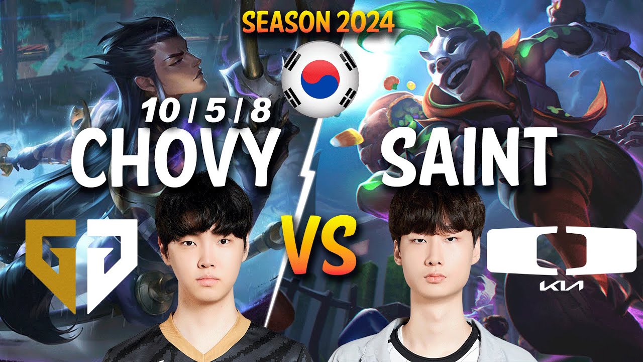 GEN Chovy vs DK.C Saint - Chovy YONE vs Saint EKKO Mid - Patch 14.3 KR Ranked | lolrec