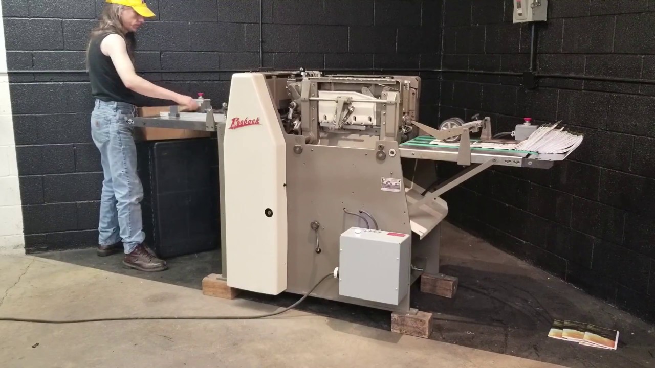 Rosback 250 3-Knife Paper Trimmer, Rebuild NOW AVAILABLE