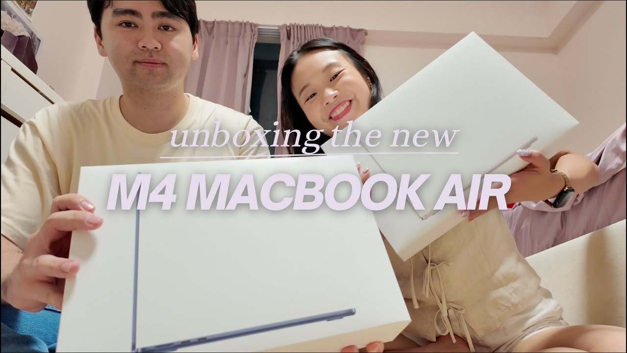 Buying and unboxing the new 2025 M4 MacBook Air!