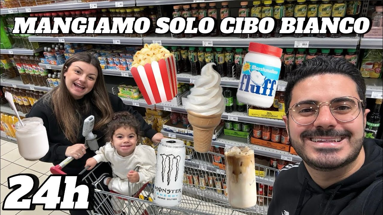 MANGIAMO SOLO CIBO BIANCO PER 24 ORE 🤍