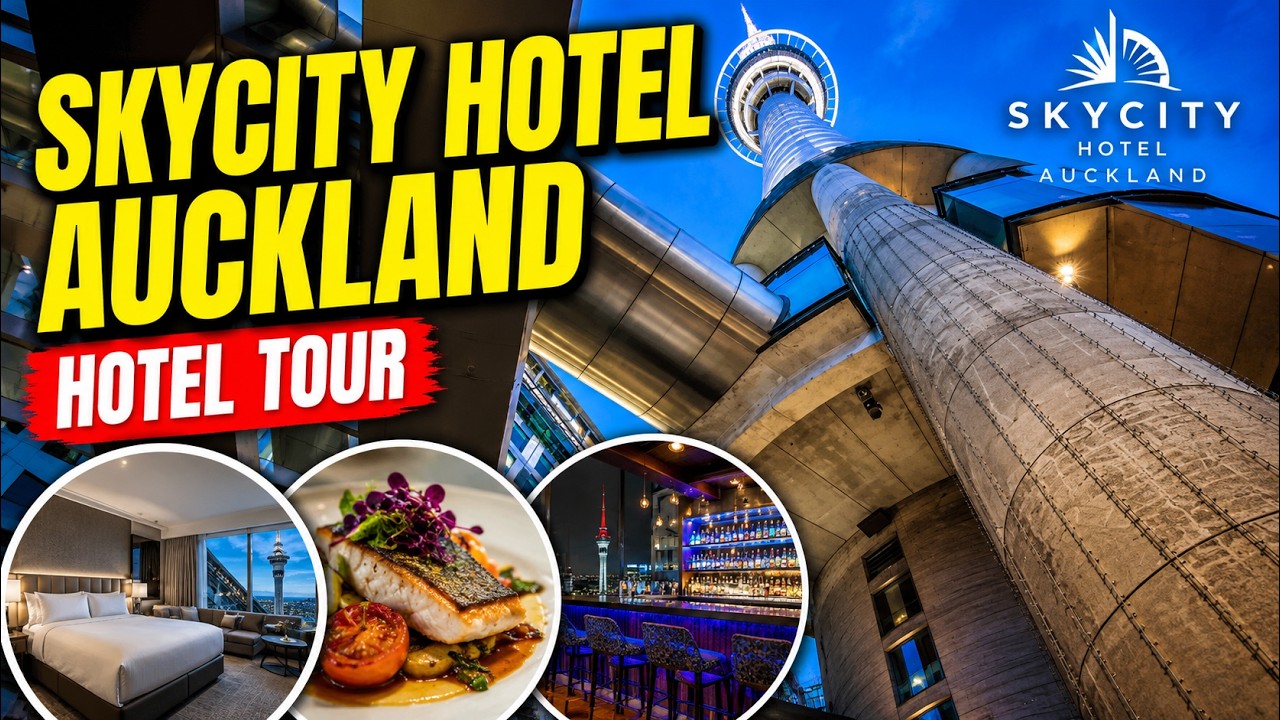 [4K] Hotel tour | 🇳🇿 AUCKLAND, SkyCity Hotel 2025