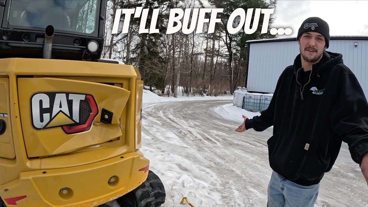 Shop Day / Excavator Smashed By Work Truck