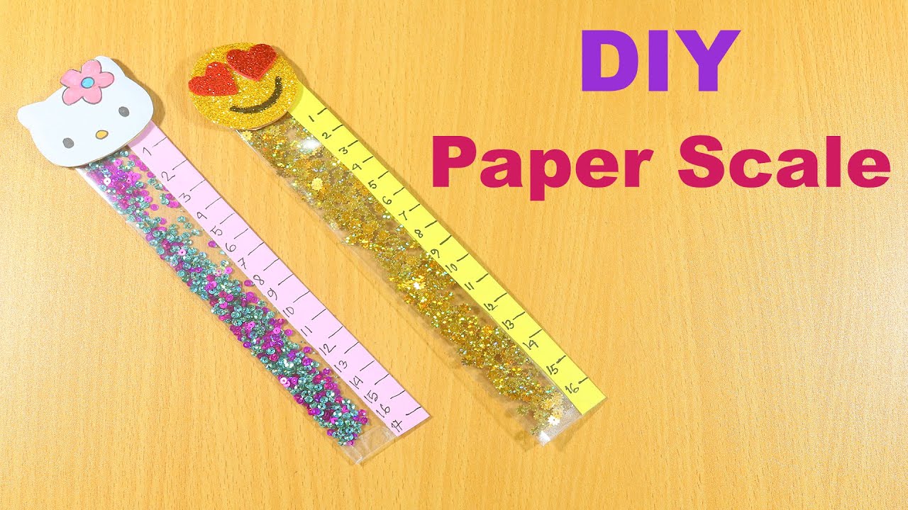 How to Make Paper Scale at Home | DIY Easy Paper Scale | Amazing Paper Craft - Origami Craft Idea