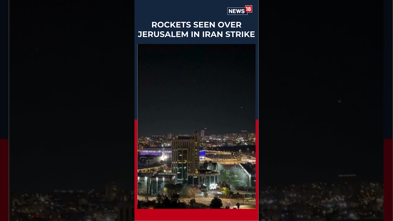 Rockets Seen Over Jerusalem as Iran Fires Another Missile Barrage at Israel |  Iran War News | N18S