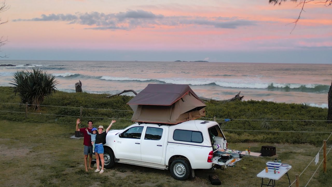 Pebbly Beach Rooftop Tent Camping Adventure | Best Beach Camping in New South Wales! NSW Road Trip