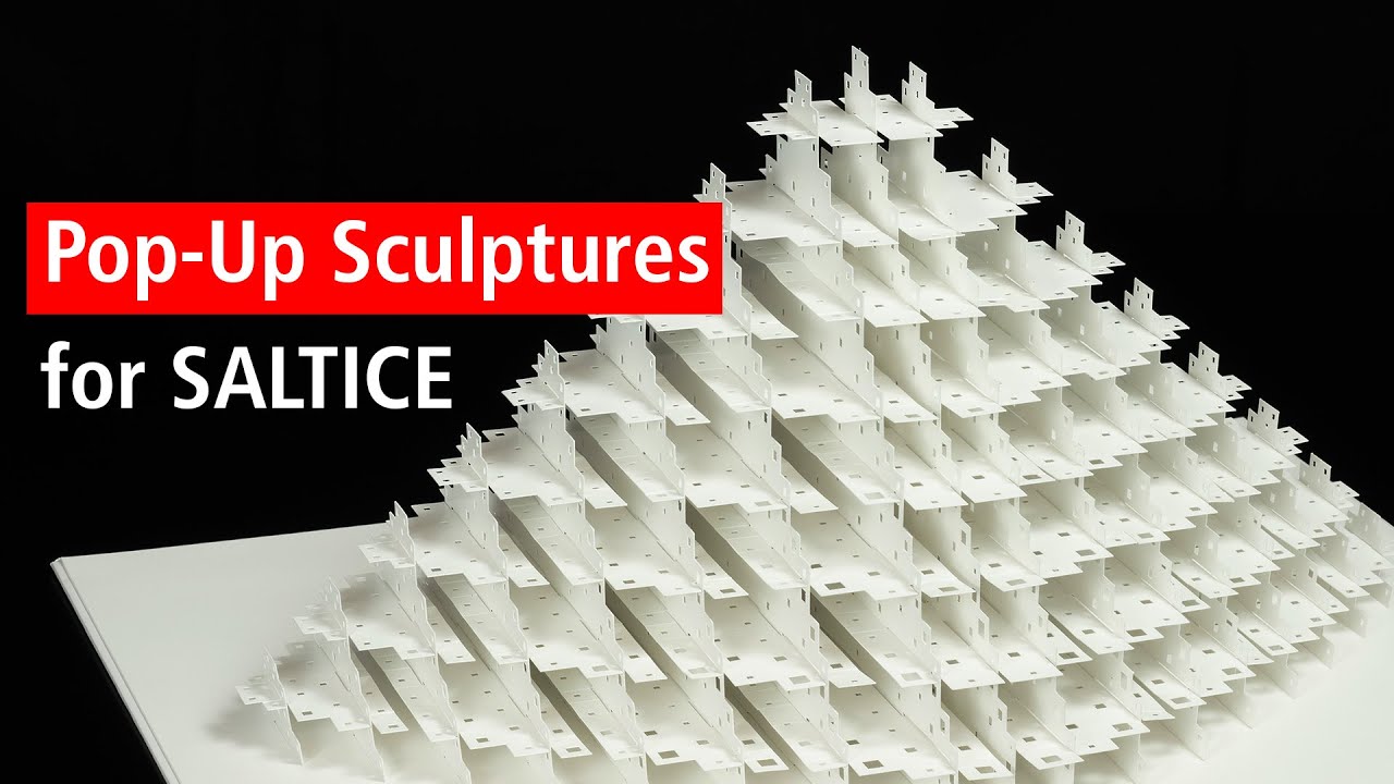 Pop-up Paper Sculptures for SALTICE