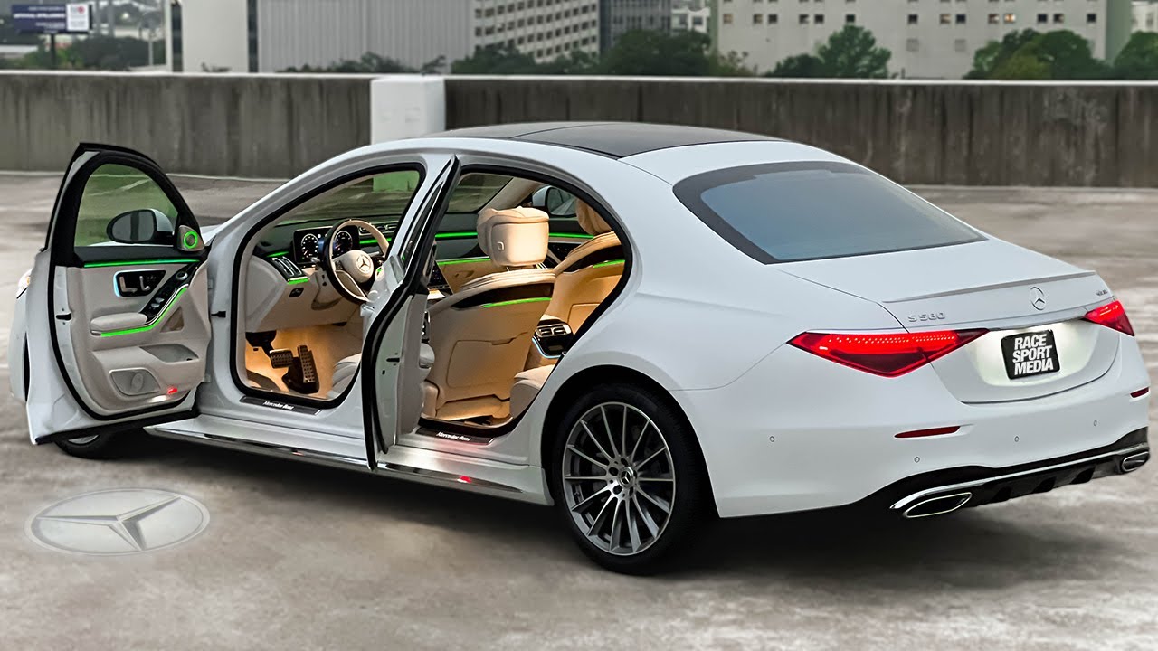 2024 Mercedes S Class S580 V8 - Sound, Interior and Exterior