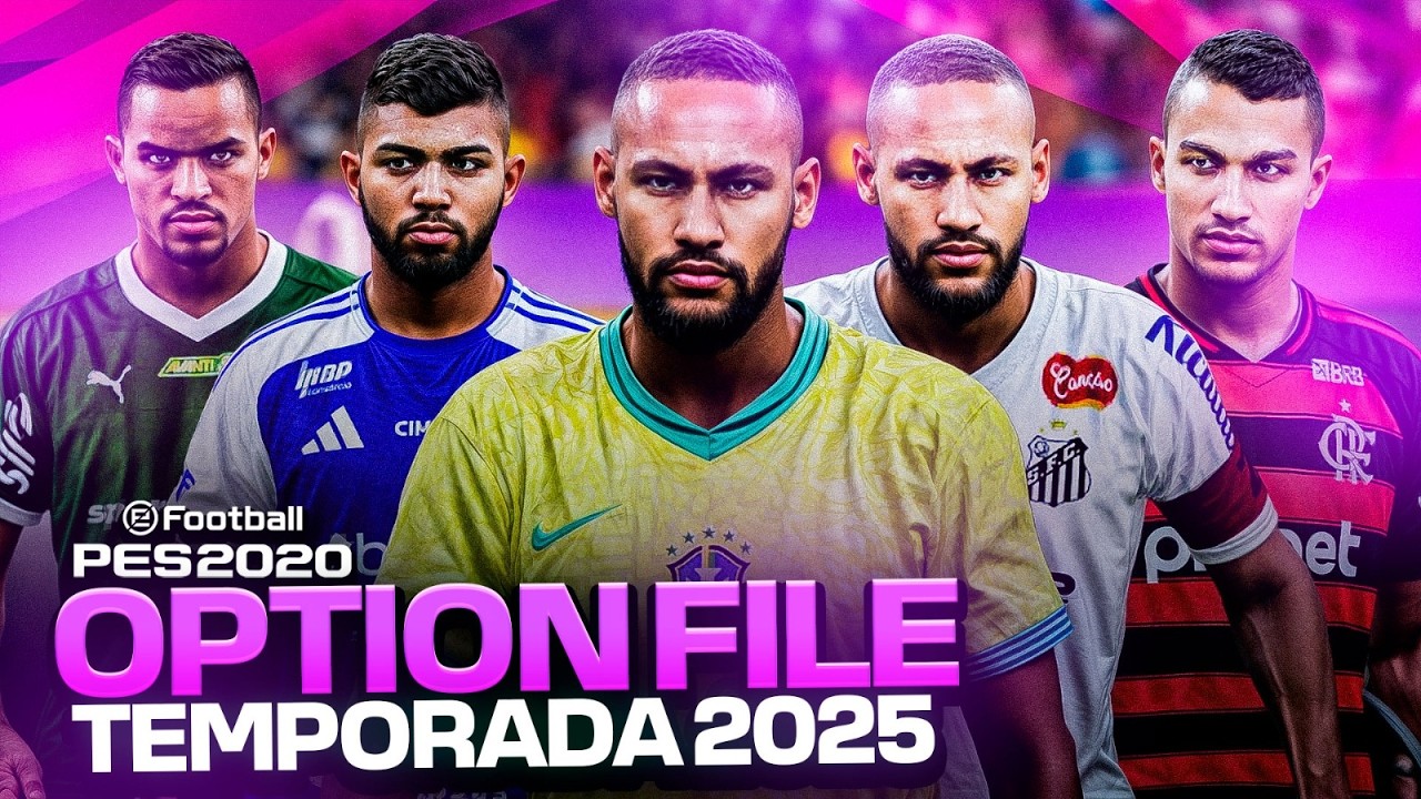 PES 2020 OPTION FILE 2025 (ATUALIZAÇÃO SETEMBRO) - TUTORIAL DE INSTALAÇÃO VERSÃO PS4 E PS5