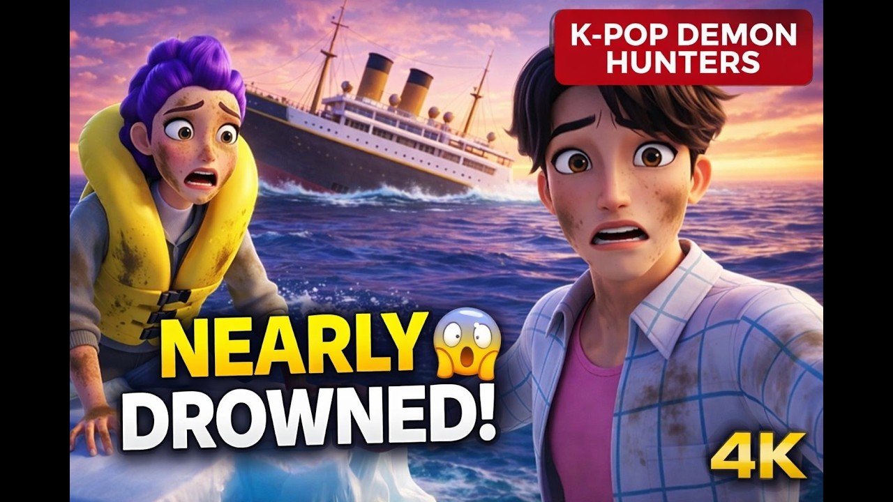 Rumi & Jinu Trapped in a Titanic Disaster | K-POP Demon Hunters (Official MV)