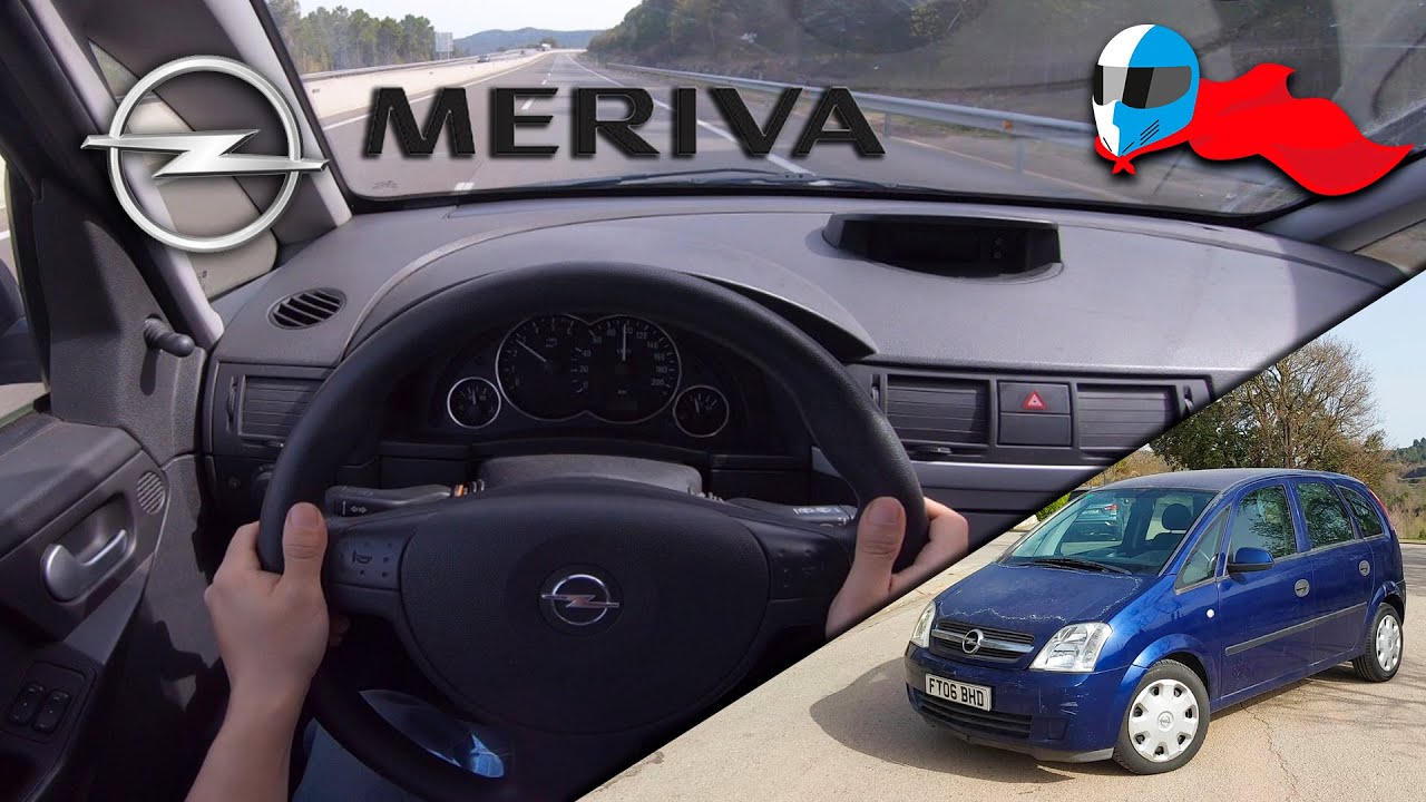 2003 Opel Meriva CDTi (74kW) 100HP POV 4K [Test Drive Hero] #23 ACCELERATION, ELASTICITY & DYNAMIC