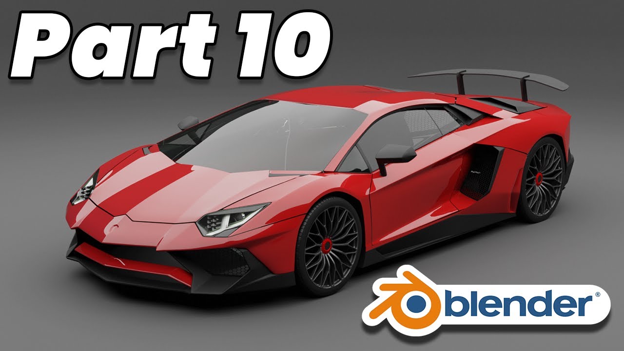 Part 10 (Grille 1) - Car Modeling Complete Beginner Guide | Blender 3D  | Lamborghini Aventador