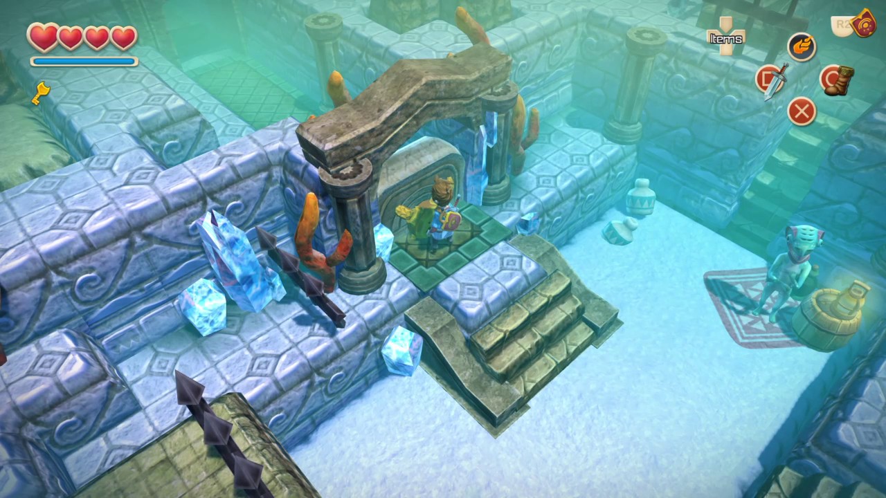 Oceanhorn Gillfolk's Drop - Frozen Palace Pt2/Battle with Dead King Angler