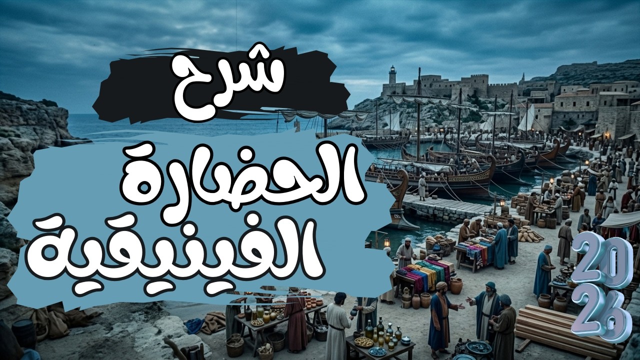 شرح الحضارة الفينيقية | تاريخ 1 ثانوى 2026 | التيرم الثانى | مملكة المؤرخاتى