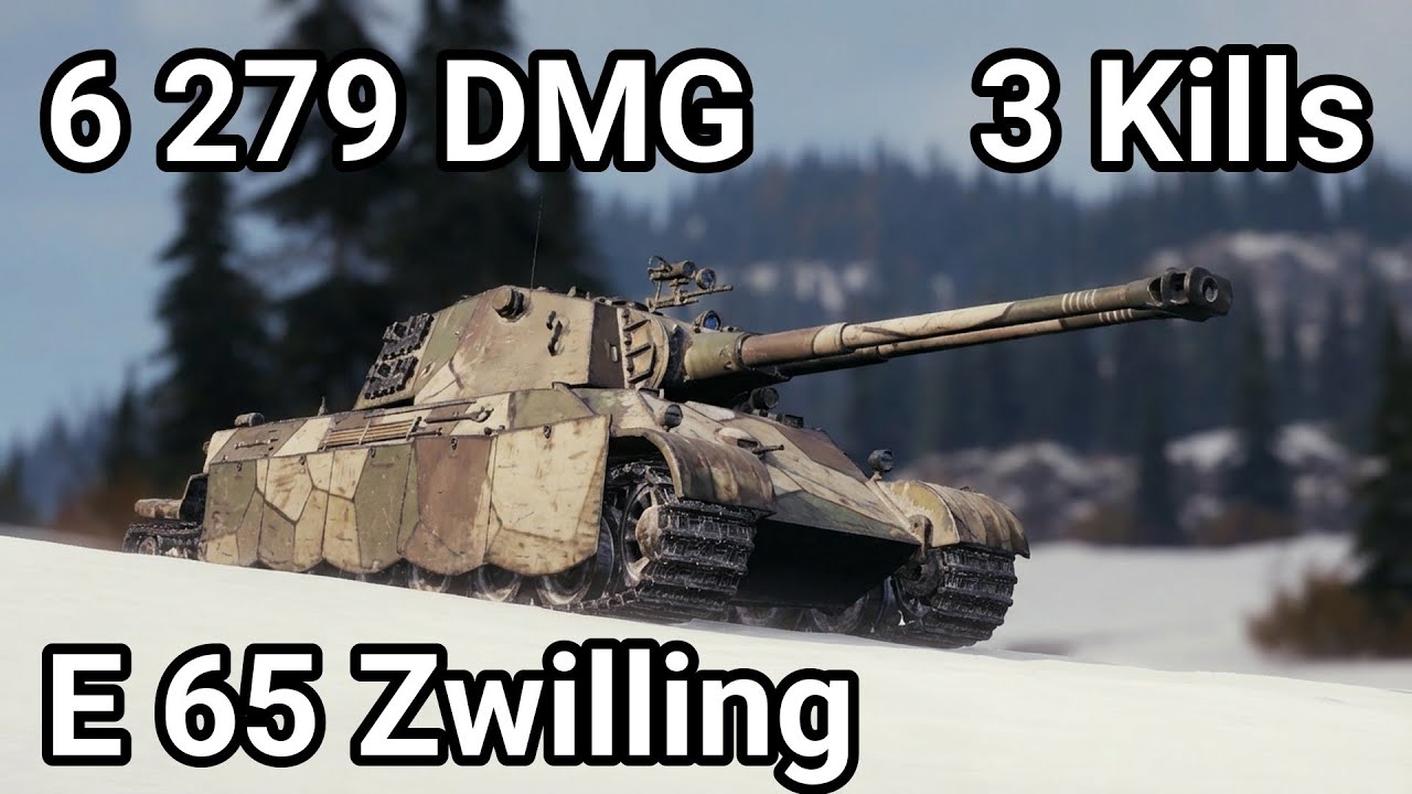 E 65 ZWILLING: 6K DAMAGE - Double the Barrels, Double the Carnage | WoT 2.2