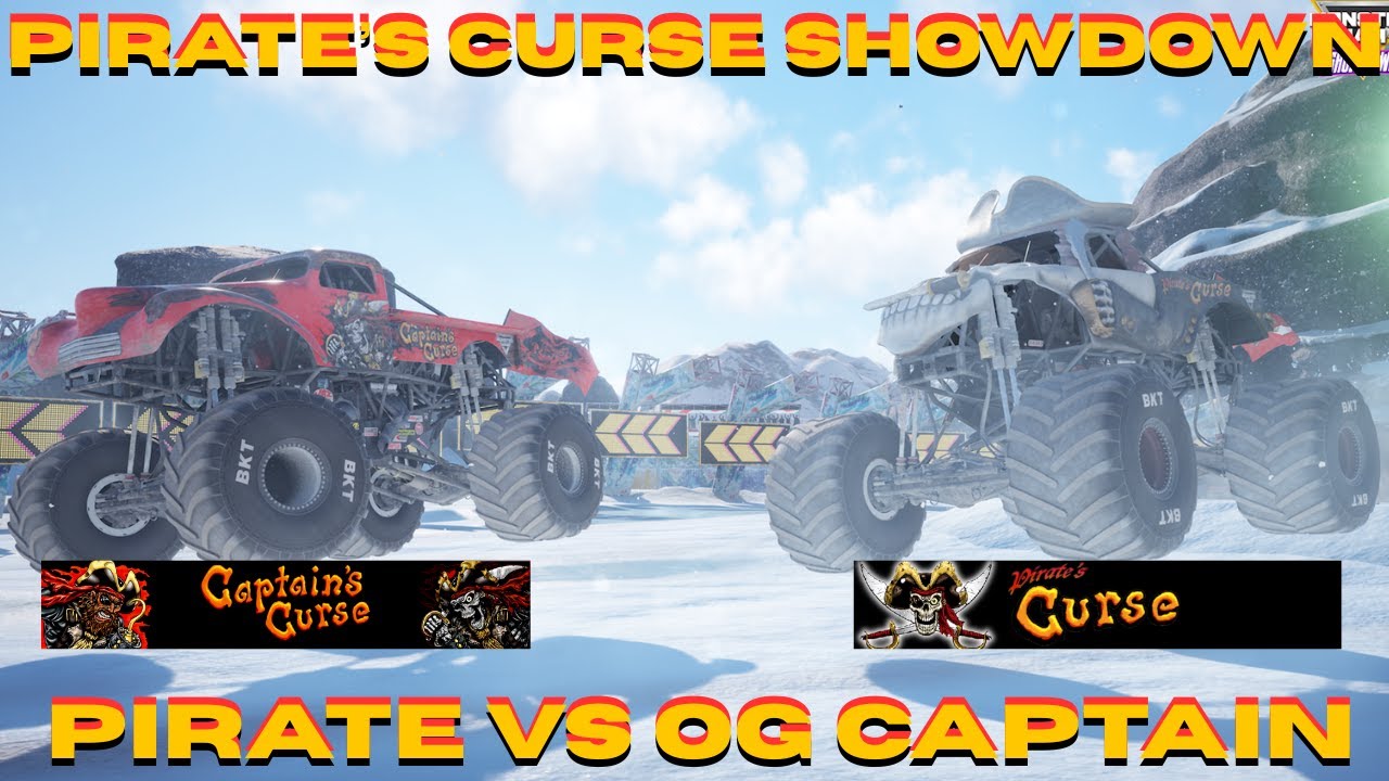 Monster Jam Showdown Pirate's Curse Showdown Pirate VS OG Captain