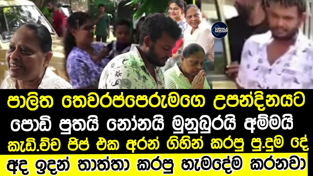 පාලිතගේ උපන්දිනේ සමරන්න නුශාන් පවුල පිටින්ම ක|බ|ල් ජිප් එකේ ගිය පු|දුම ගමන|palitha thewarapperum new