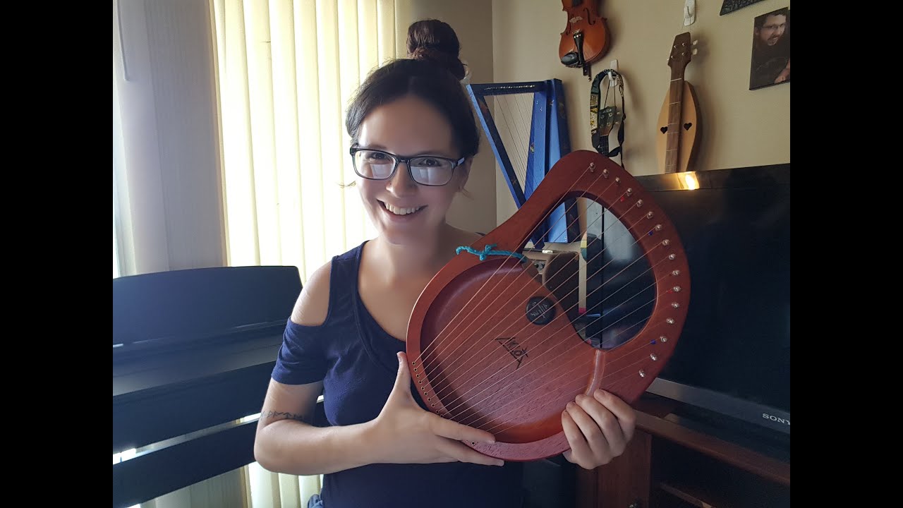 Aklot 16 String Acoustic/Electric Lyre Review