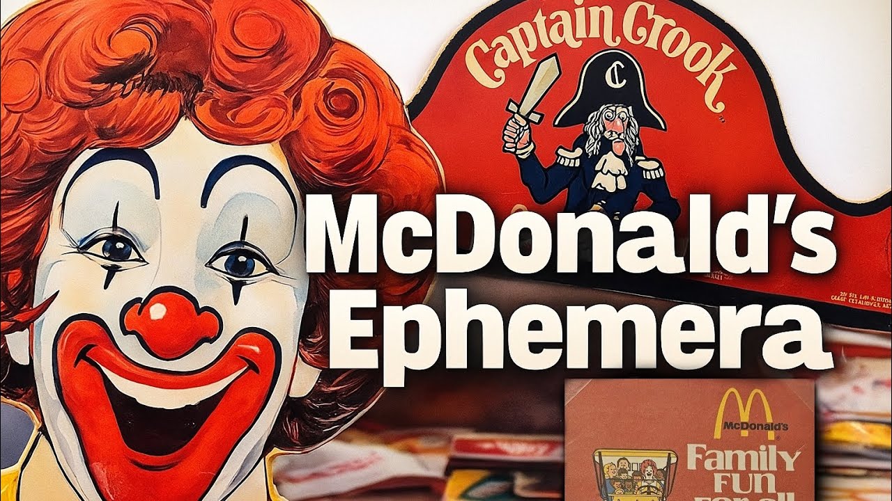 McDonald’s Ephemera Haul | Vintage Paper Items Flip-Through