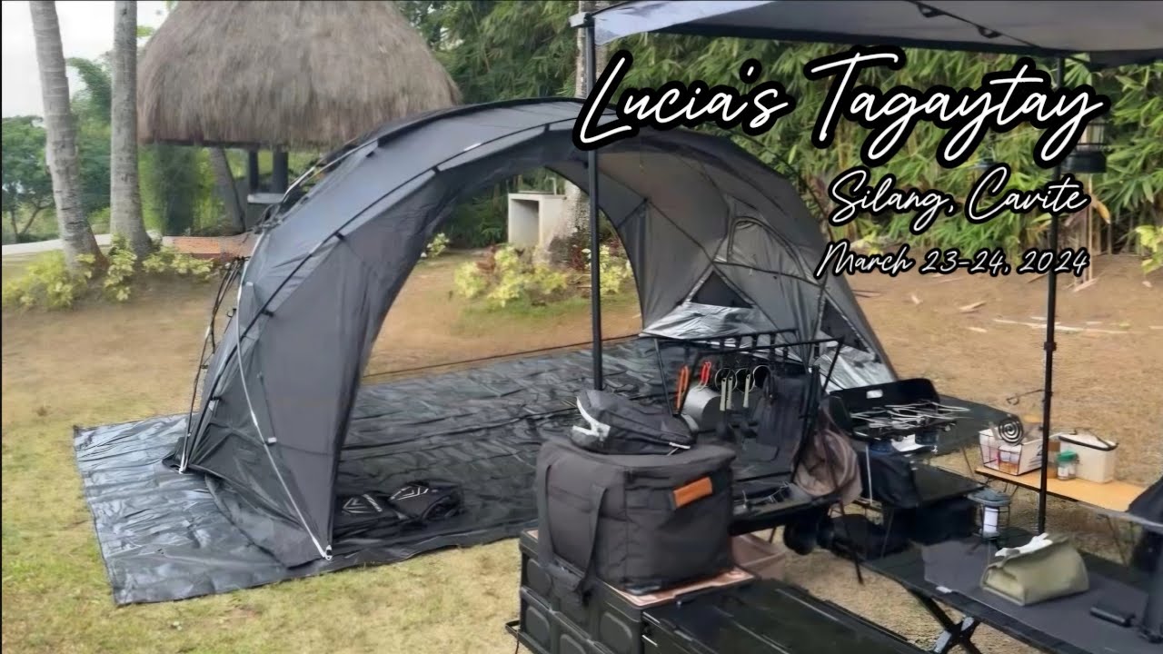Lucia’s Tagaytay | Car Camping | Shinecrave Half Dome Canopy Tent