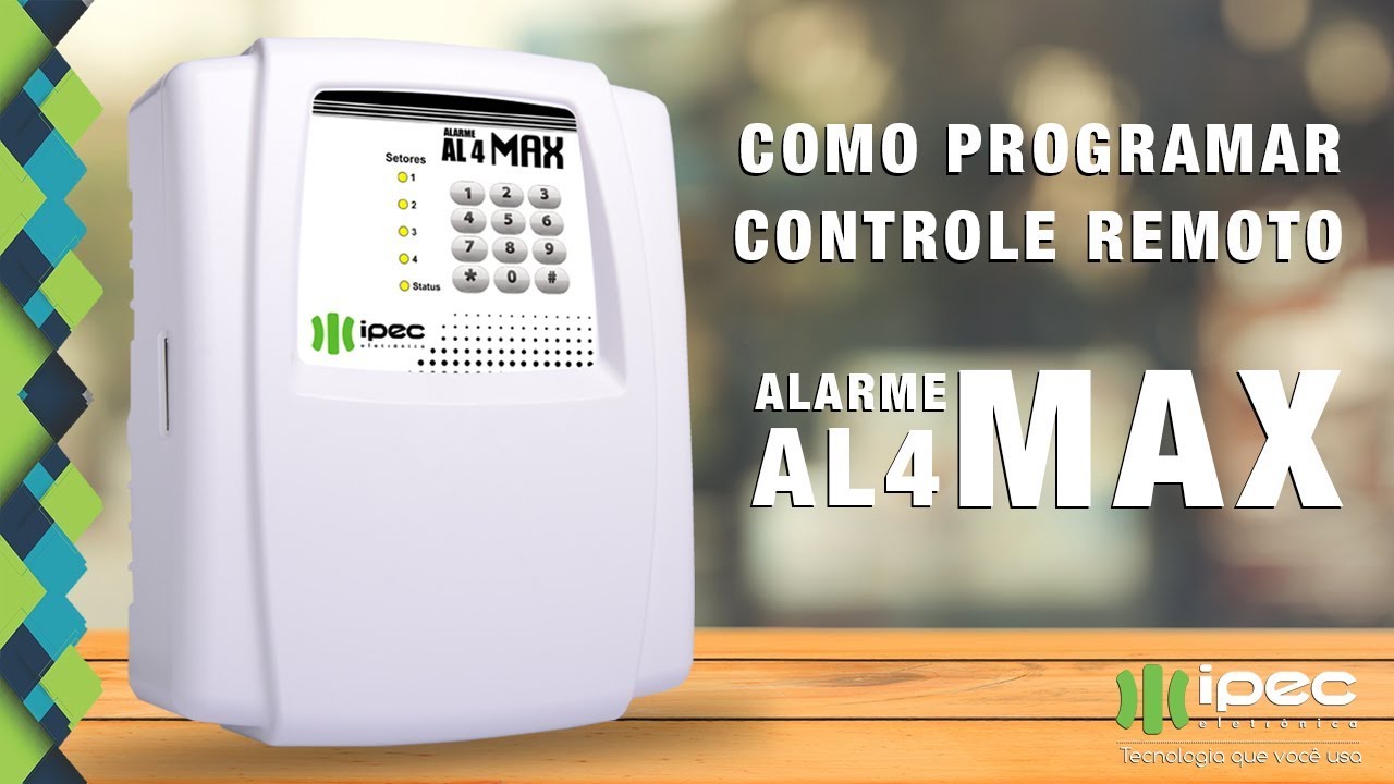 PROGRAMANDO CONTROLE REMOTO NO AL4MAX IPEC