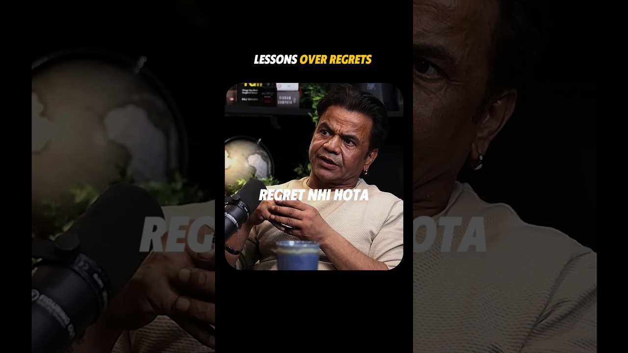 Rajpal Yadav's Life Changing Advice: Never Regret! 🔥 #shorts #motivation #successmindset