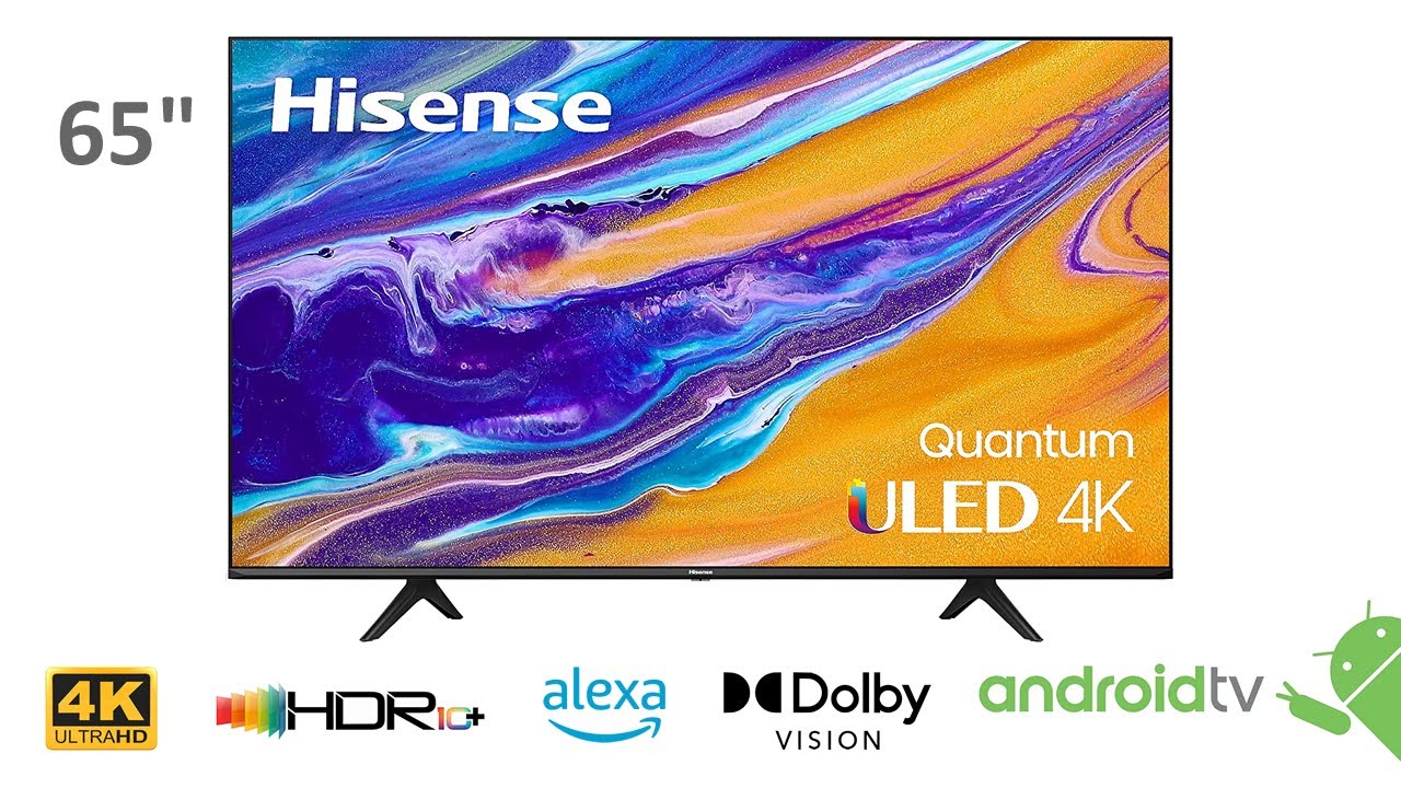 Hisense 65U6G QLED 65-Inch Android 4K Smart TV