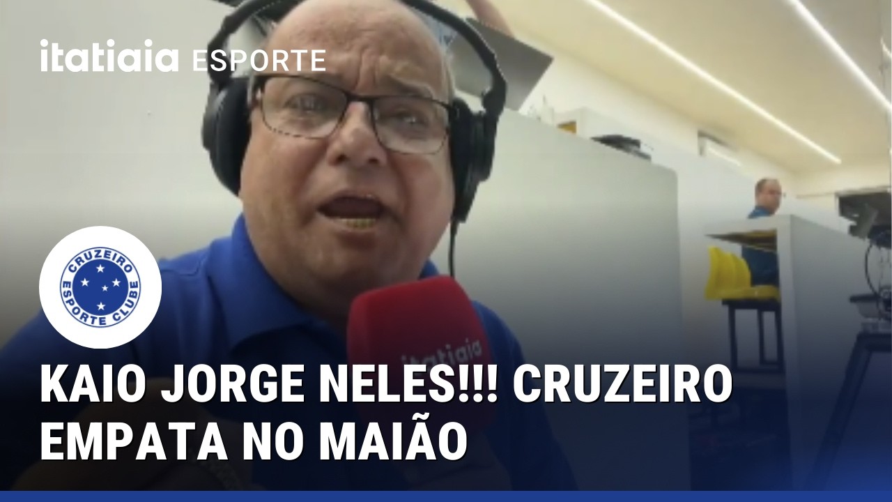 EM GOL DE PÊNALTI, KAIO JORGE EMPATA PARA O CRUZEIRO