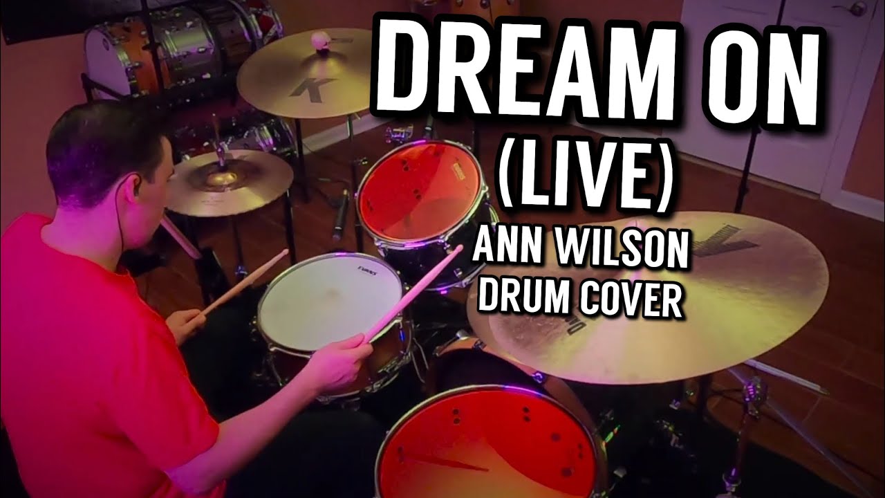 Dream On (Live) - Кавер на барабанах - Энн Уилсон