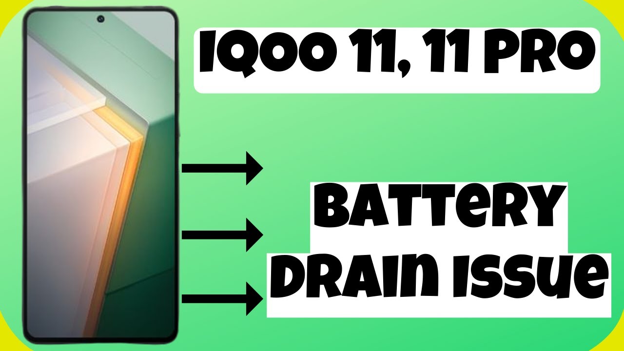 IQOO 11, 11 Pro How To Fix Battery Drain Issue || Why Battery Draining So Fast
