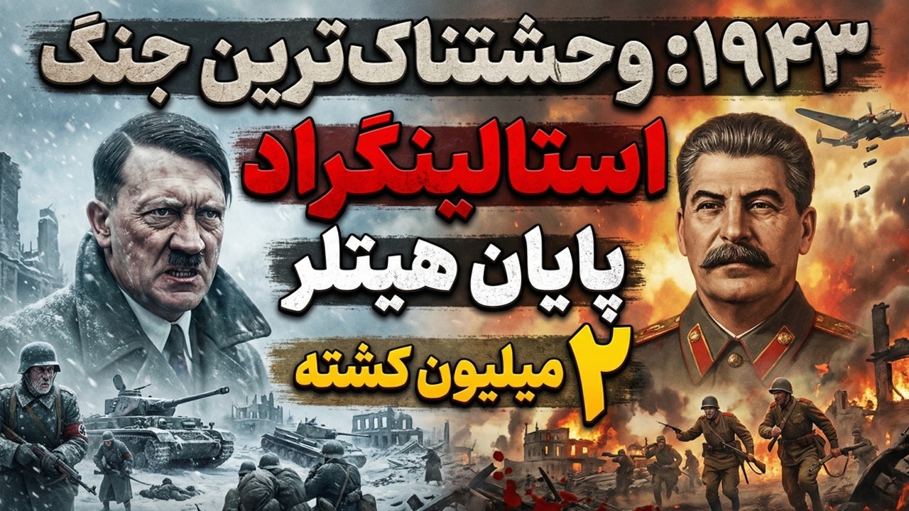 استالینگراد 1943| پایان افسانه شکست‌ناپذیری هیتلر | 2 میلیون کشته در این نبرد
