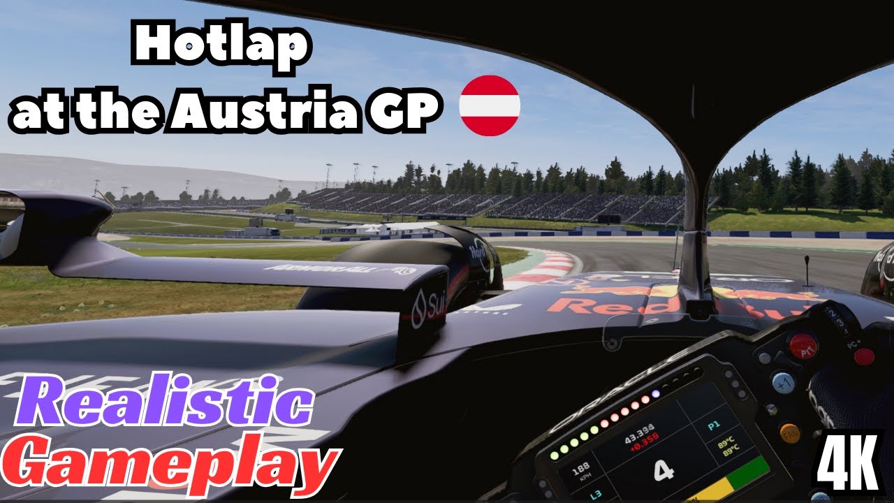 F1 24 Realistic Gameplay | Austria GP HOTLAP | VR, 4K, Cockpit, , No Hud, No Assists