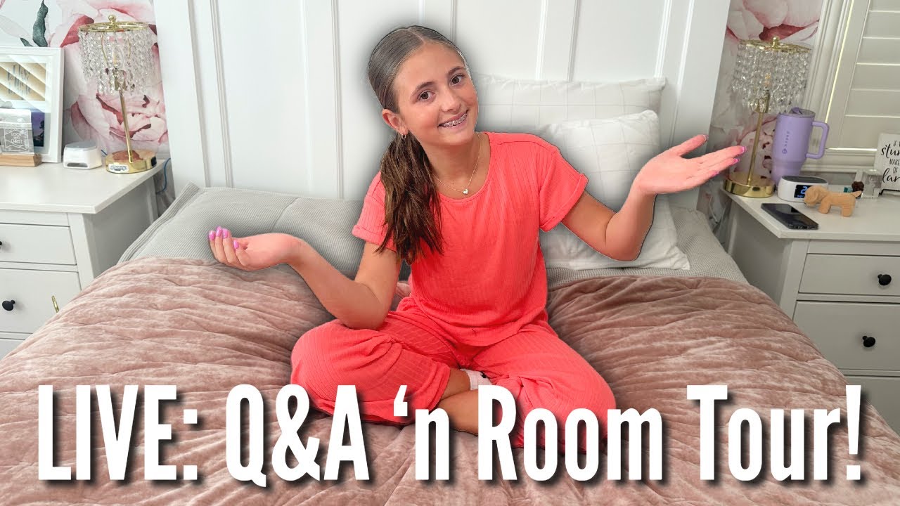⭐️LIVE⭐️ Q&A and Room Tour with 💕HALLIE💕 plus Livvy & Stella