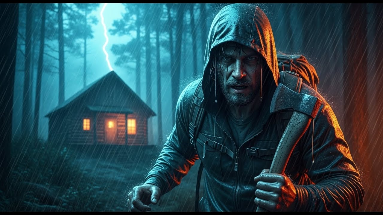 This Man Disappeared Into the Woods Before the Storm… What He Built Saved Him 🌧️🏕️