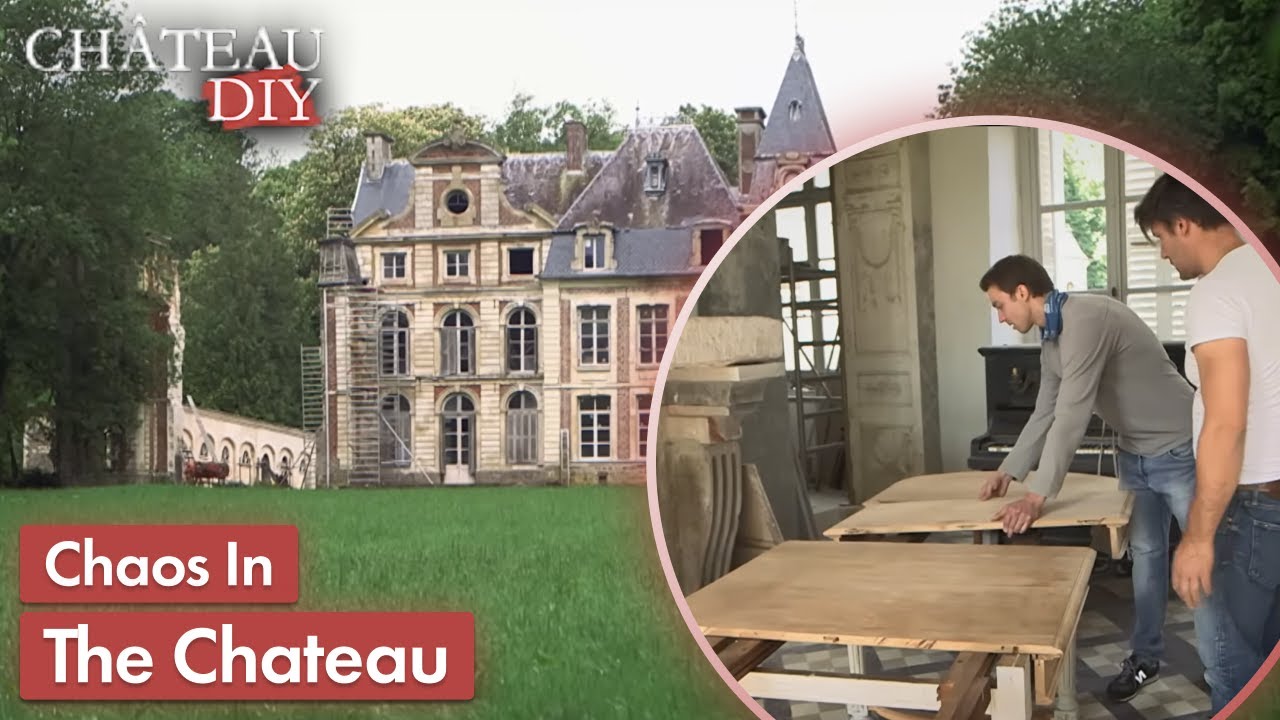 Tim And Chris Rush To Finish Attic Suite | Escape To The Chateau DIY