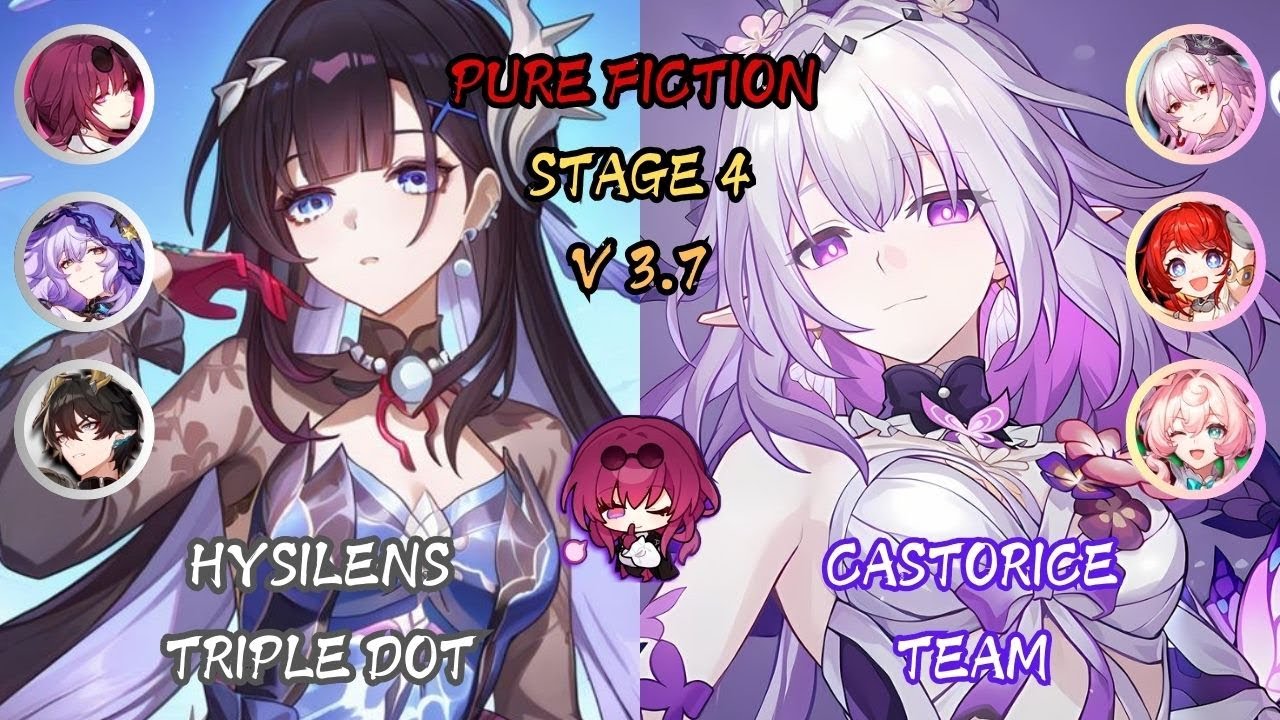 Pure Fiction Floor 4 | Hysilens Triple DoT & Castorice Team | 3 Stars | Honkai: Star Rail 3.7
